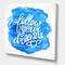 Designart - Follow Your Dreams I - Modern Canvas Wall Art Print